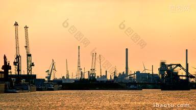 港口安特卫普比利时工业